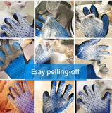 True Touch Magic Pet Shedding Cat Horse Dog Grooming Glove Comb