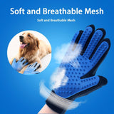 True Touch Magic Pet Shedding Cat Horse Dog Grooming Glove Comb